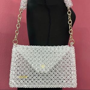 Handmade white purse 🤍👜